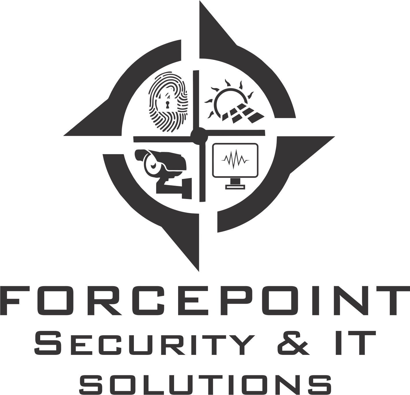 Forcepoint logo black